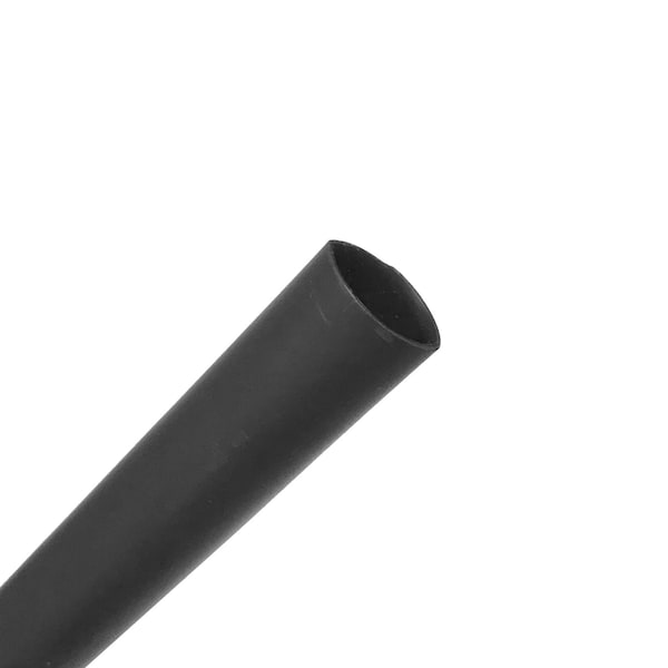 Remington Industries 3/8in. Heat Shrink 21 Sleeving, Black ThinWall